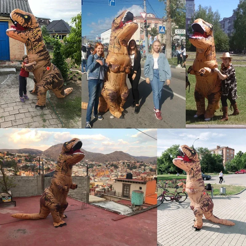 Adult Kids Anime Dinosaur Cost - Inflatable Dinosaur Costume Adult ulasan dan harga