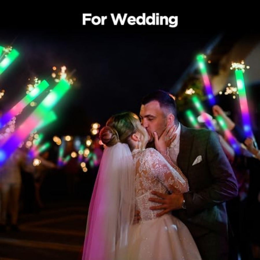 Pcs Foam Glow Sticks Bulk Part - Flashing Led Foam Sticks Party ulasan dan harga