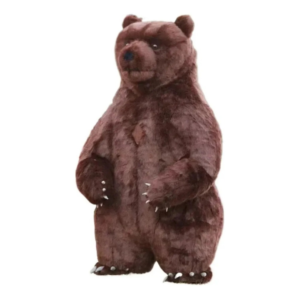 Inflatable Brown Bear Mascot C - Costumes ulasan dan harga