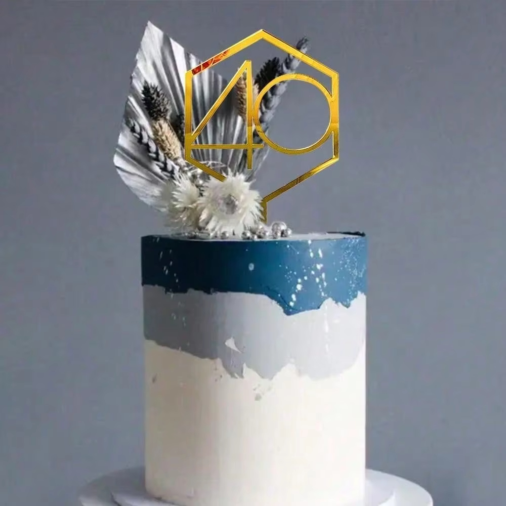 3pcs/5pcsGold Acrylic Number C - Party Supplies ulasan dan harga