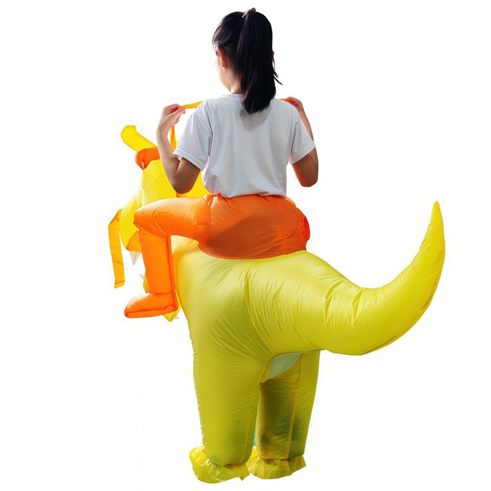 Child Riding Dinosaur Inflatab - Inflatable Dinosaur Costume Adult ulasan dan harga