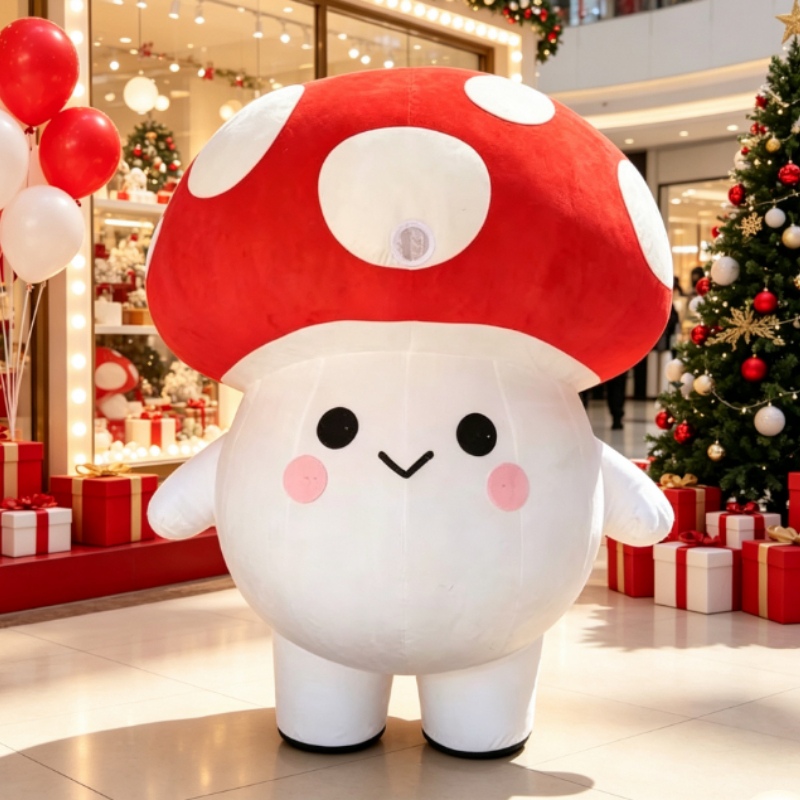 Cute Mushroom Inflatable Masco - Costumes ulasan dan harga