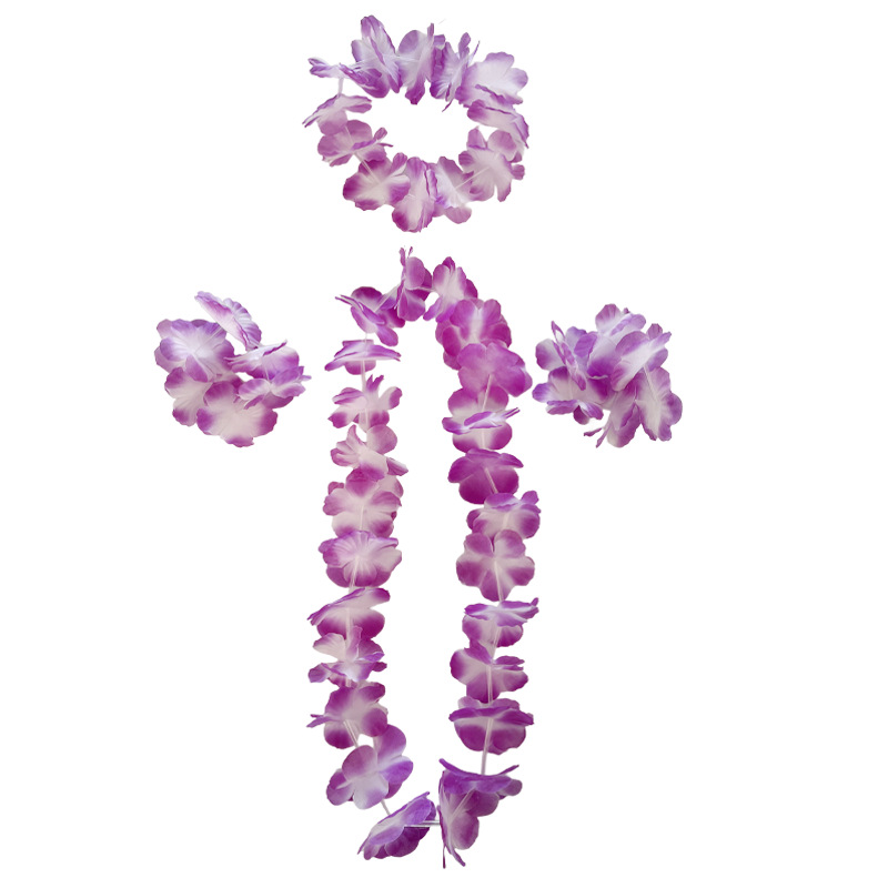 Hawaiian Flower Leis Garland N - Glow In The Dark Party Glasses ulasan dan harga