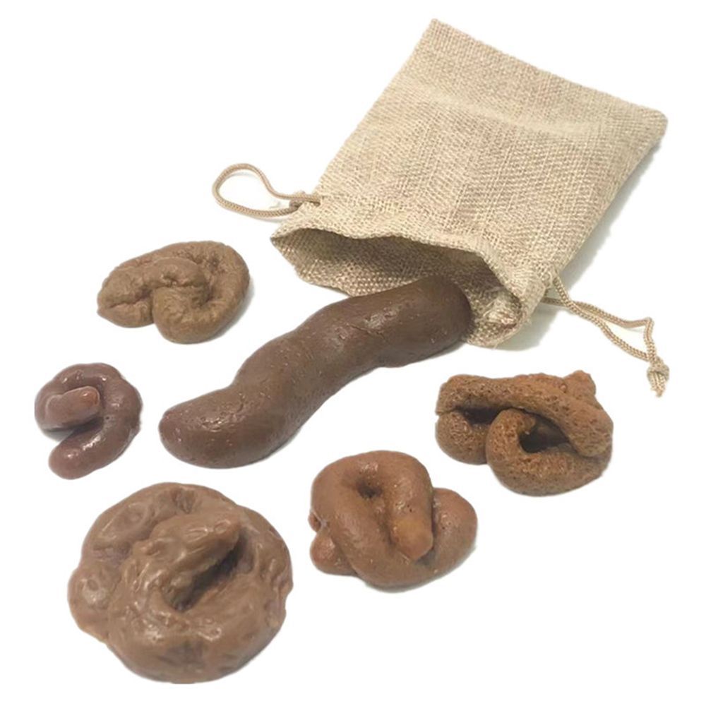 6Pcs Turd Antistress Fool's Ho - Fake Poop Gag Gift ulasan dan harga