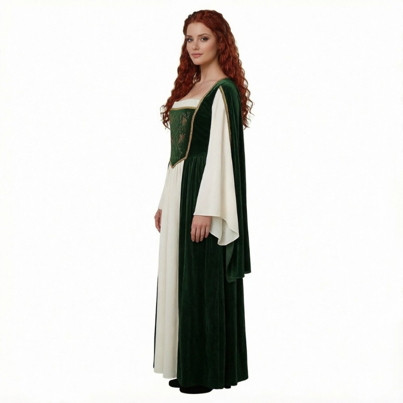 New Medieval Cosplay Costume R - Medieval Renaissance Dress Women ulasan dan harga
