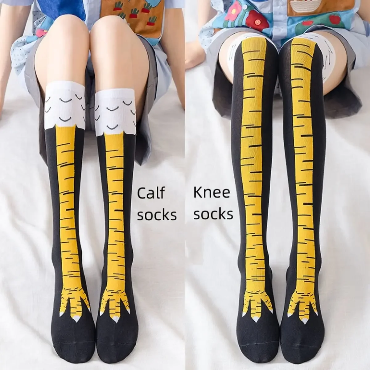 1 To 5 Pcs Women Chicken Feet  - Funny Chicken Leg Socks ulasan dan harga