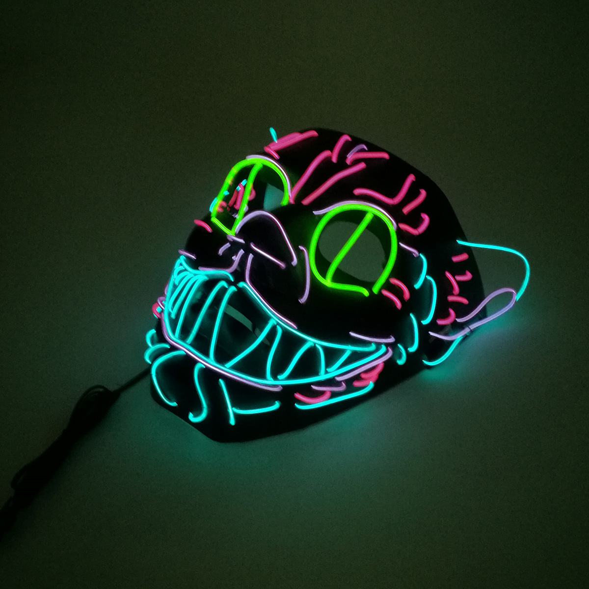 High Quality Cat King Full Fac - Led Purge Mask Halloween ulasan dan harga