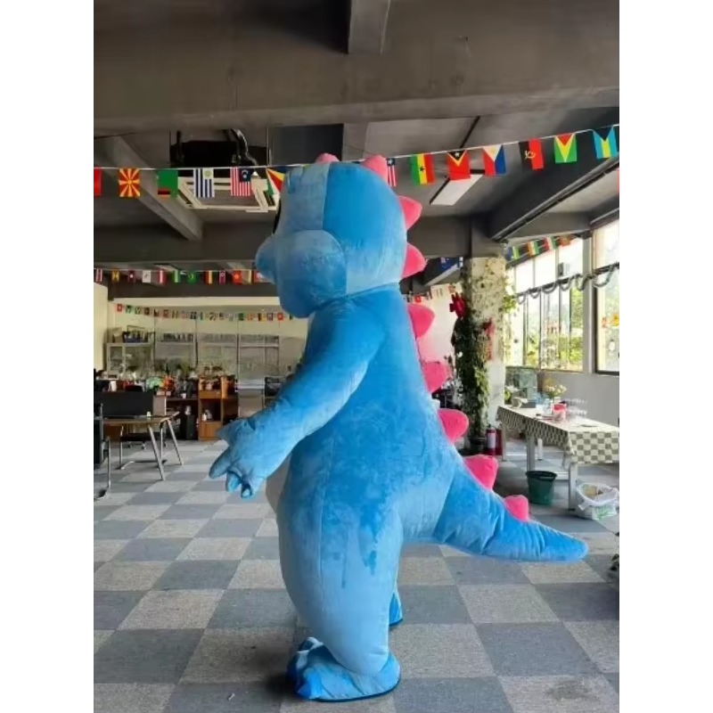2m/2.6m Inflatable Blue Dragon - Inflatable Dinosaur Costume Adult ulasan dan harga