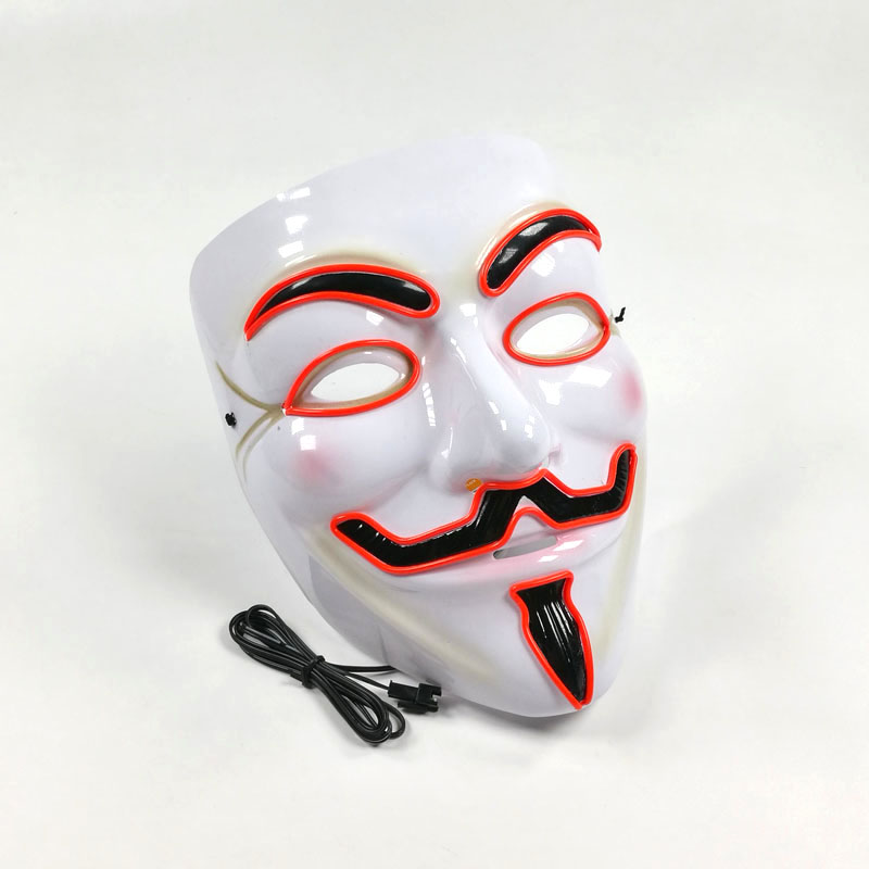 Vendetta LED Mask Movie Theme  - Led Purge Mask Halloween ulasan dan harga
