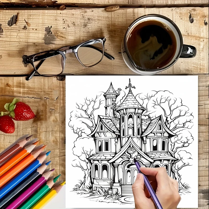 Haunted House Coloring Book fo - Party Supplies ulasan dan harga