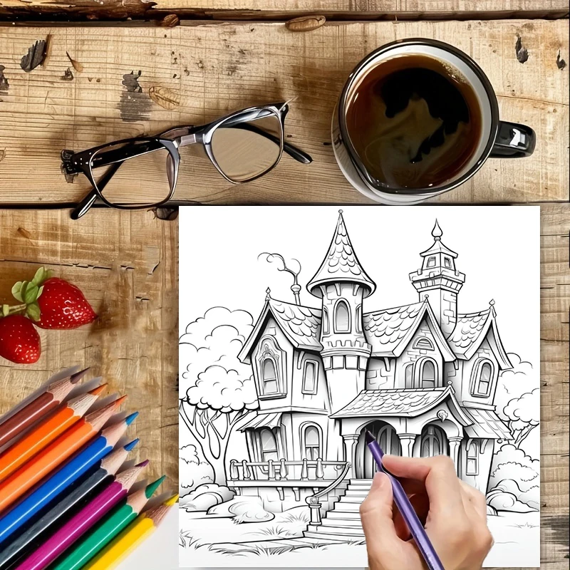 Haunted House Coloring Book fo - Party Supplies ulasan dan harga