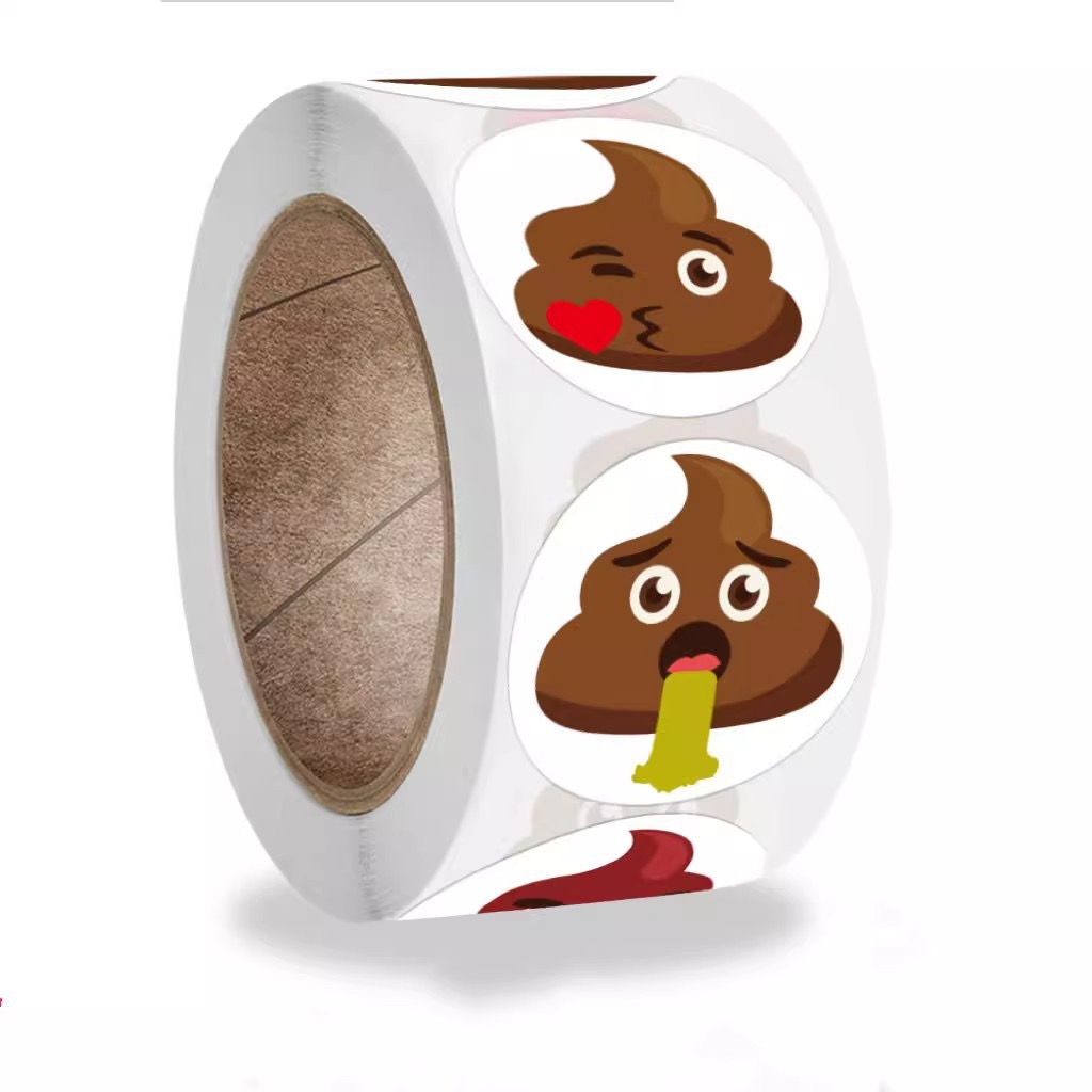 100-500pcs Funny Poop Cartoon  - Prank Toys ulasan dan harga
