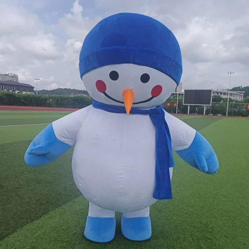 Inflatable Snowman Mascot Cost - Costumes ulasan dan harga
