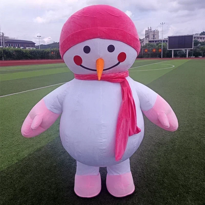 Inflatable Snowman Mascot Cost - Costumes ulasan dan harga