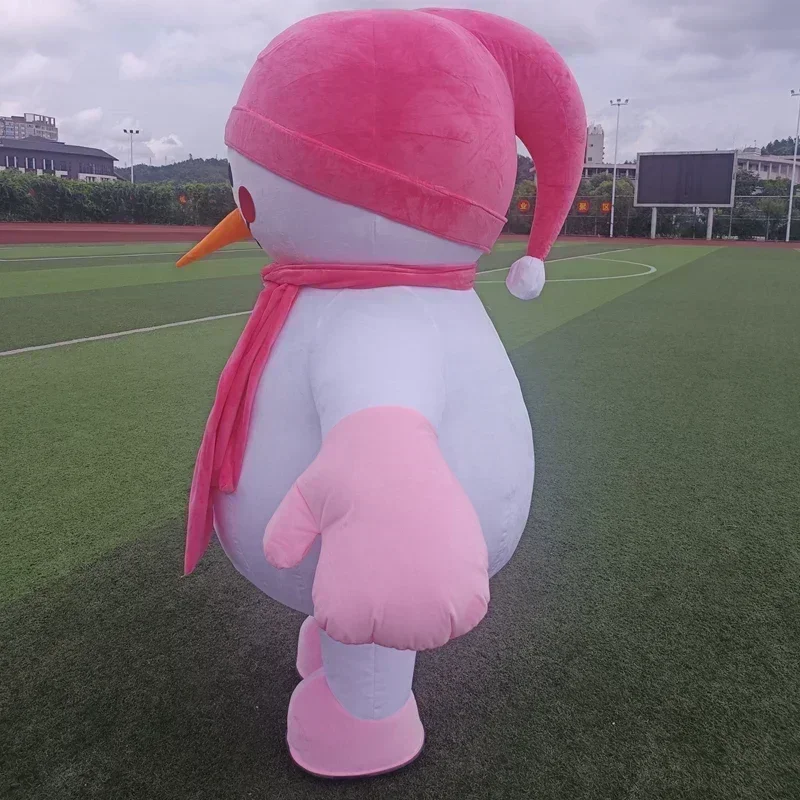 Inflatable Snowman Mascot Cost - Costumes ulasan dan harga