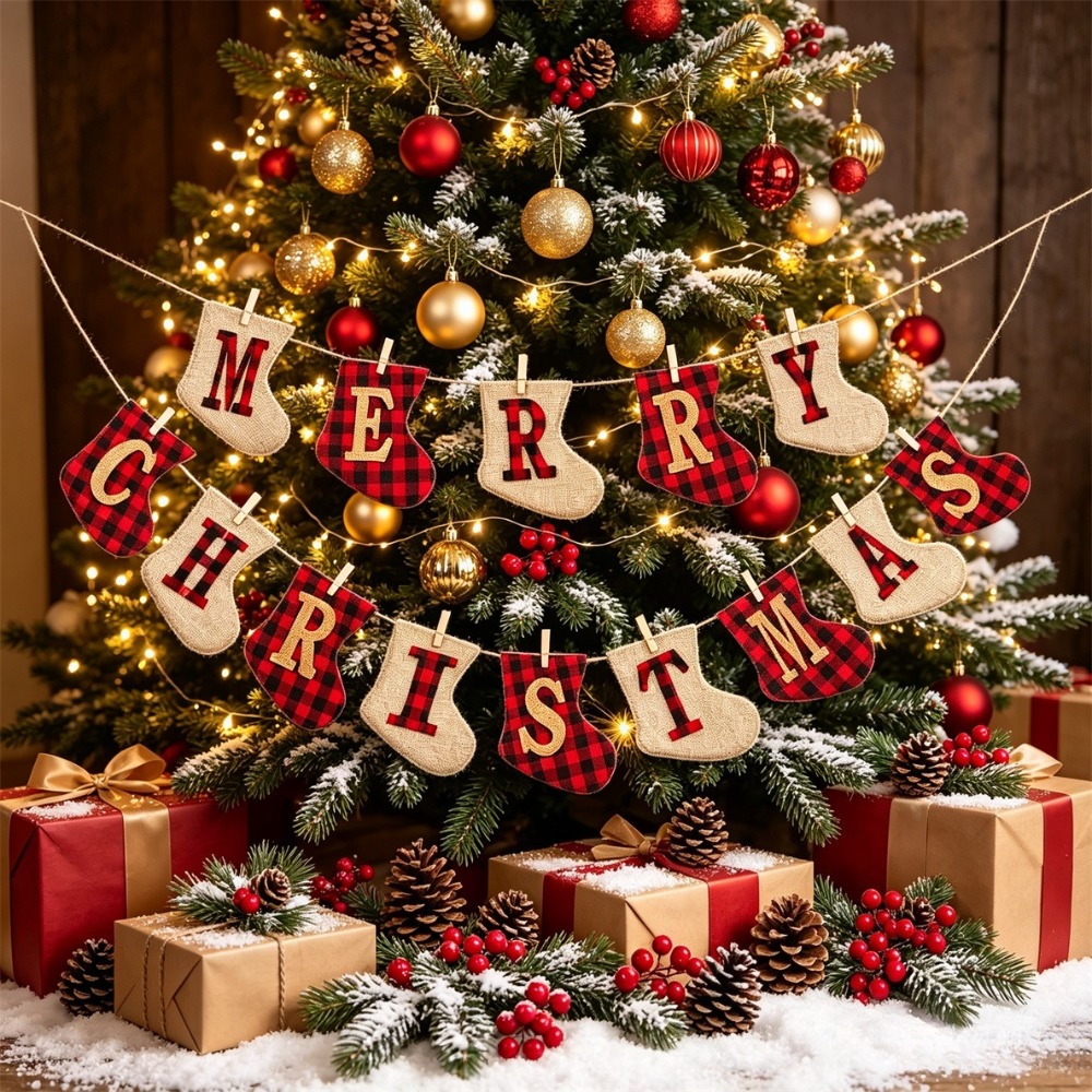 Sock-shaped Christmas Hanging  - Party Supplies ulasan dan harga